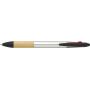 ABS 3-kleuren inkt balpen Malachi zilver