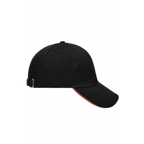 5 Panel Sandwich Cap black/red one size 5 Panel Sandwich Cap black/red one size