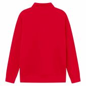Brickstone unisex half zip sweater, 280 gr/m² - Rood