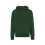 Iqoniq Yoho gerecycled katoen relaxed hoodie, forest green (XXS)