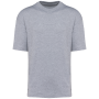 Oversized T-shirt korte mouwen uniseks Oxford Grey L