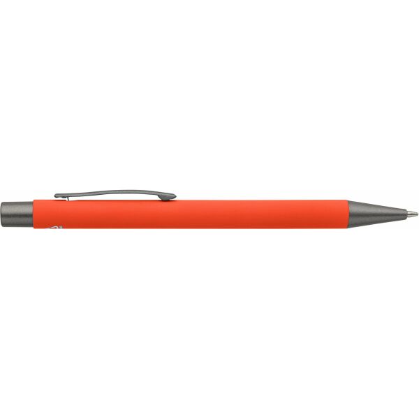 Balpen Emmett | Gerecycled | Rubberafwerking - oranje Balpen Emmett | Gerecycled | Rubberafwerking - oranje