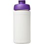 Baseline® Plus 500 ml sportfles met flipcapdeksel - Wit/Paars Baseline® Plus 500 ml sportfles met flipcapdeksel - Wit/Paars