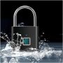 SCX.design T11 smart fingerprint padlock - Solid black