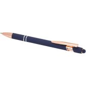 Nanna balpen met roségouden afwerking (blauwe inkt) - Oceaan blauw