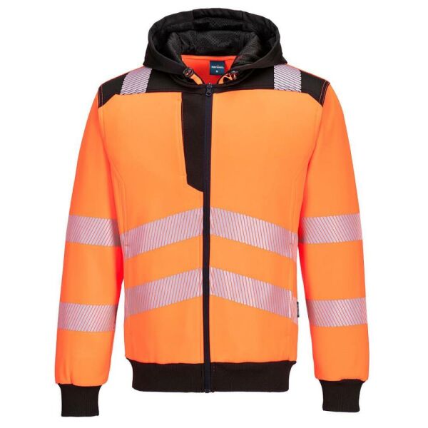 PW3 Hi-Vis Hoodie met rits PW3 Hi-Vis Hoodie met rits