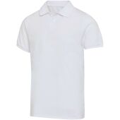 Beryl 220 g/m² unisex OCS gecertificeerde organische gerecyclede polo met korte mouwen - Wit - XS
