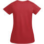 Breda biologisch katoenen dames T-shirt met korte mouwen - Rood - 3XL