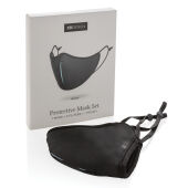 XD DESIGN Protective Mask Set, zwart, blauw