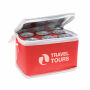 PROMOCOOL - Koeltas voor 6 blikjes - Rood