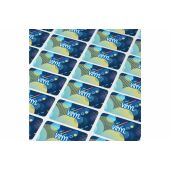 Vinyl Sticker Rechthoek 20x10mm - Wit