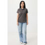 IQONIQ Yosemite dames recycled katoen pique polo, antraciet (M)
