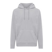 Iqoniq Trivor gerecycled polyester fleece hoodie, storm grey (L)