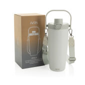 Avira Ayala RCS R-RVS duosip afsluitbare crossbody tumbler, wit