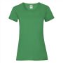 FOTL Lady-Fit Valueweight T, Kelly Green, XS