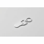 CLAVE - Alu sleutelhanger flesopener - Zilver