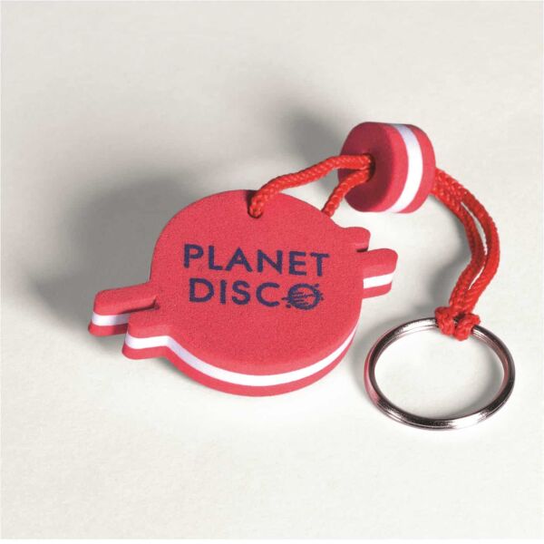 Drijvende sleutelhanger eigen vorm Drijvende sleutelhanger eigen vorm