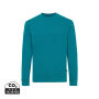 IQONIQ Zion gerecycled katoen sweater, verdigris (XL)