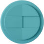 Americano® Eco 350 ml gerecyclede beker met spill-proof deksel - Aqua blauw/Zwart