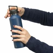 Gerecyclede RVS drinkfles (600 ml) Mace zwart