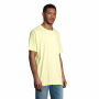 BOXY MEN - BOXY OVERSIZE T-SHIRT HEREN - XXL - Licht Geel