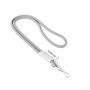 Polyester 2-kleurige koord-lanyard met full color label