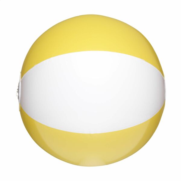 BeachBall Ø 27 cm - weiß/gelb BeachBall Ø 27 cm - weiß/gelb