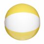 BeachBall Ø 27 cm strandbal - wit/geel
