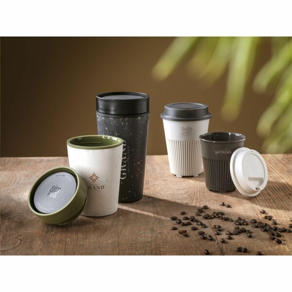 Circular&Co Recycled Coffee Cup 340 ml Kaffeebecher - schwarz/schwarz Circular&Co Recycled Coffee Cup 340 ml Kaffeebecher - schwarz/schwarz