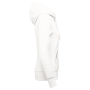 Ecologische damessweater met capuchon White XS