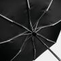 Stormvaste, automatisch te openen- en sluiten, uit 3 secties bestaande opvouwbare paraplu BORA zwart