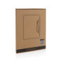 Teri AWARE™ RPET and walnoot A4 portfolio, zwart