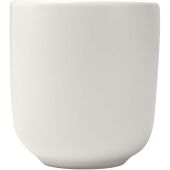 Male keramische espressokopjes van 90 ml met matte afwerking, set van 2 - Wit