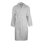 Organic 100% cotton Bathrobe, 420 gr./m², White S/M