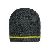 black-melange/yellow