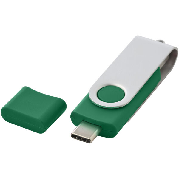 OTG draaiende USB type-C - Groen - 128GB
