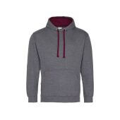 CHARCOAL / BURGUNDY