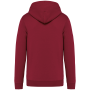 Ecologisch uniseks sweatvest met capuchon Hibiscus Red XXL