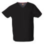 Uniseks tuniek met V-hals Black 3XL