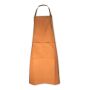 Apron, 65% polyster, 35% cotton, 210 gr/m², size 75 x 95 cm Orange
