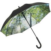 AC regular umbrella FARE® Impressions black/forest design