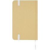 Reed A6 gerecycled notitieboek met harde kaft en effen pagina's - Wit
