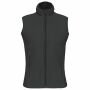 Bodywarmer van microfleece dames dark grey XXL