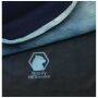 Lara sublimatie multi-scarf met fleecelaag en zomen - Navy