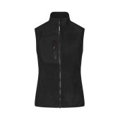 Bonded fleece vest | women - Black, 3XL