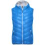 Ladies' Down Vest blue/silver XXL