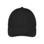 5 Panel Sports Cap black/black one size