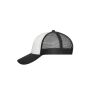 6 Panel Mesh Cap white/black one size
