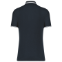Herenpolo met korte mouwen en contrasterende bies Navy / White S