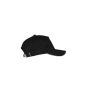 5 PANEL CAP, BLACK/SILVER, One size, BLACK&MATCH